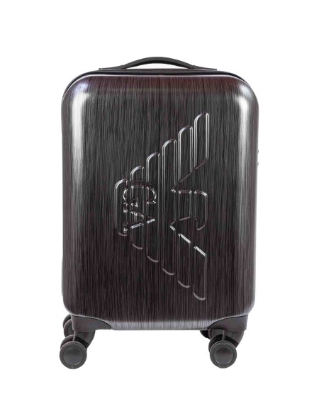 Shop EMPORIO ARMANI  Trolley: Emporio Armani trolley medio in ABS con maxi aquila a rilievo
Composizione 100% ABS.
Dimensioni: 47 x 70 x 27 cm.
Brand logo.
Tinta unita.
Zip.
Scomparti interni.
Quattro ruote.
Fabbricata in Romania.. Y4Q093 YME9J-80002